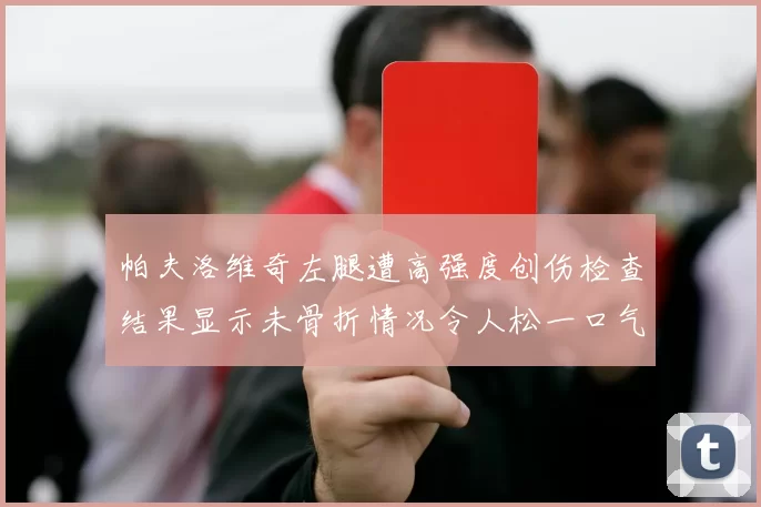 帕夫洛维奇左腿遭高强度创伤检查结果显示未骨折情况令人松一口气
